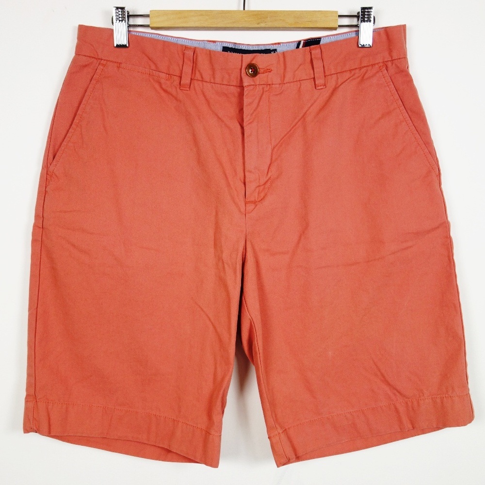 Tommy Hilfiger Salmon Cotton Chino Shorts 34 Men's